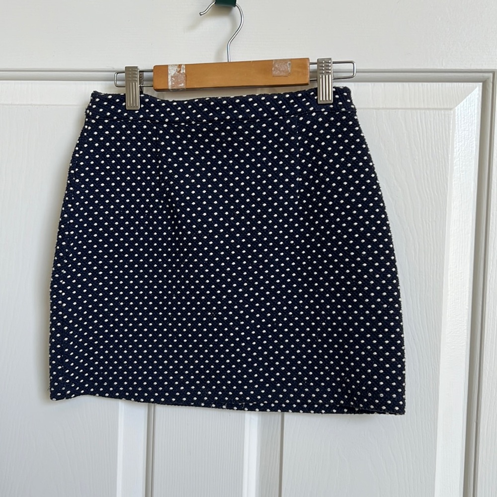 Top Shop Petite polka dot mini skirt size 0P